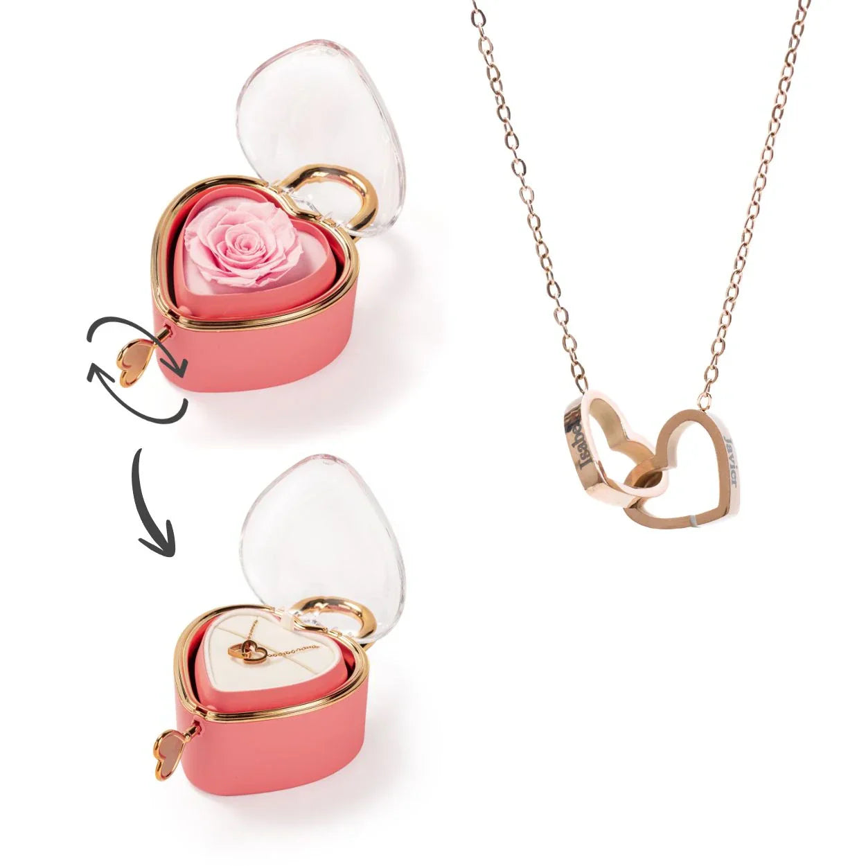 Eternal Lock & Personalized Necklace