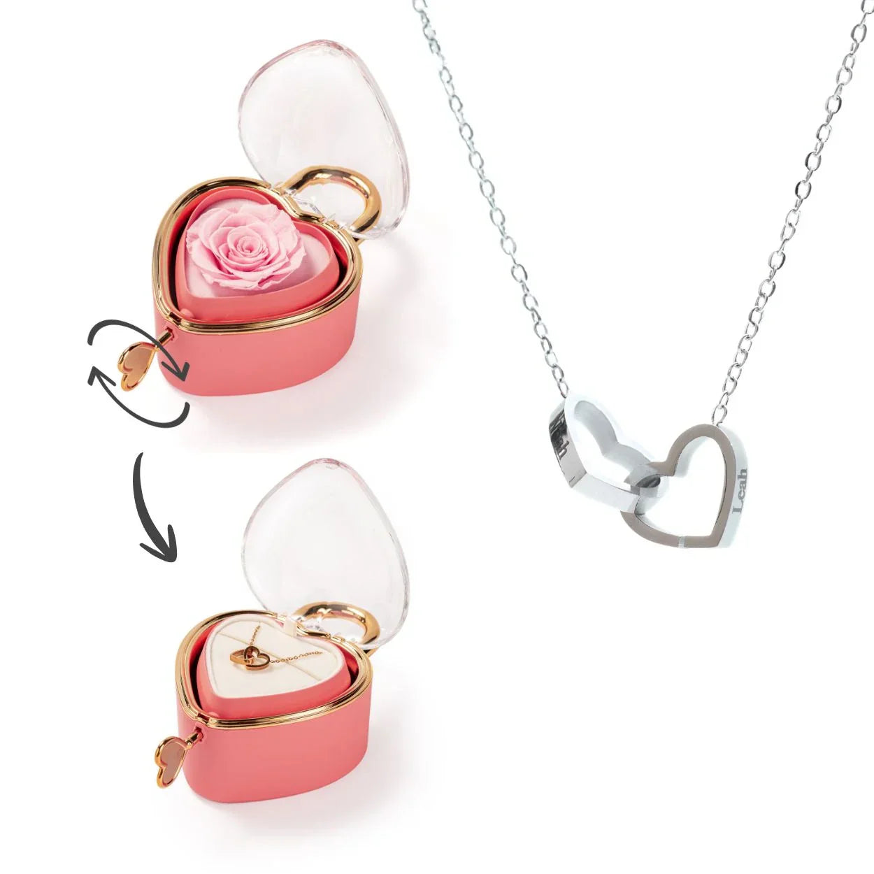 Eternal Lock & Personalized Necklace