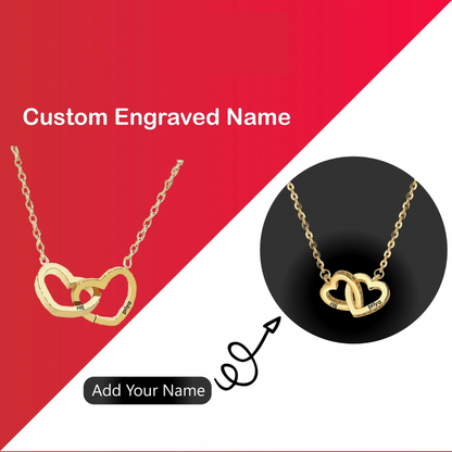 Cute Bear Gift Box With Heart Necklace And Chain