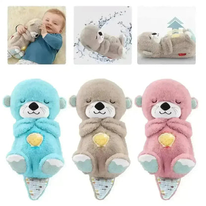 Premium Mink Fur Breathing Baby Otter Plushie - Bear Hugs