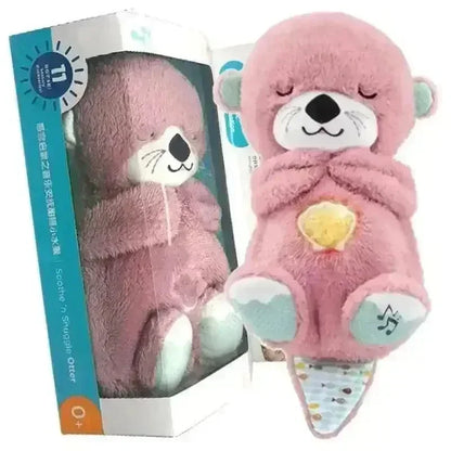 Premium Mink Fur Breathing Baby Otter Plushie - Bear Hugs