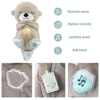 Premium Mink Fur Breathing Baby Otter Plushie - Bear Hugs