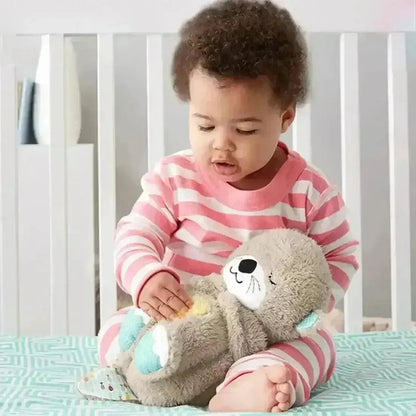 Premium Mink Fur Breathing Baby Otter Plushie - Bear Hugs