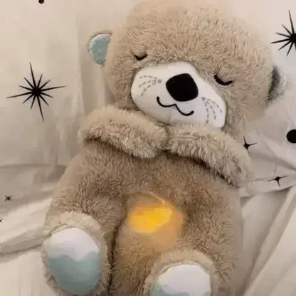 Premium Mink Fur Breathing Baby Otter Plushie - Bear Hugs